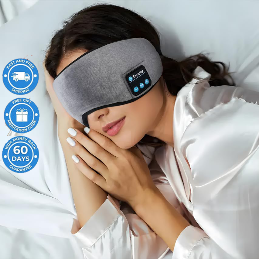 CalmDream Bluetooth Wireless Sleep Mask Headphones